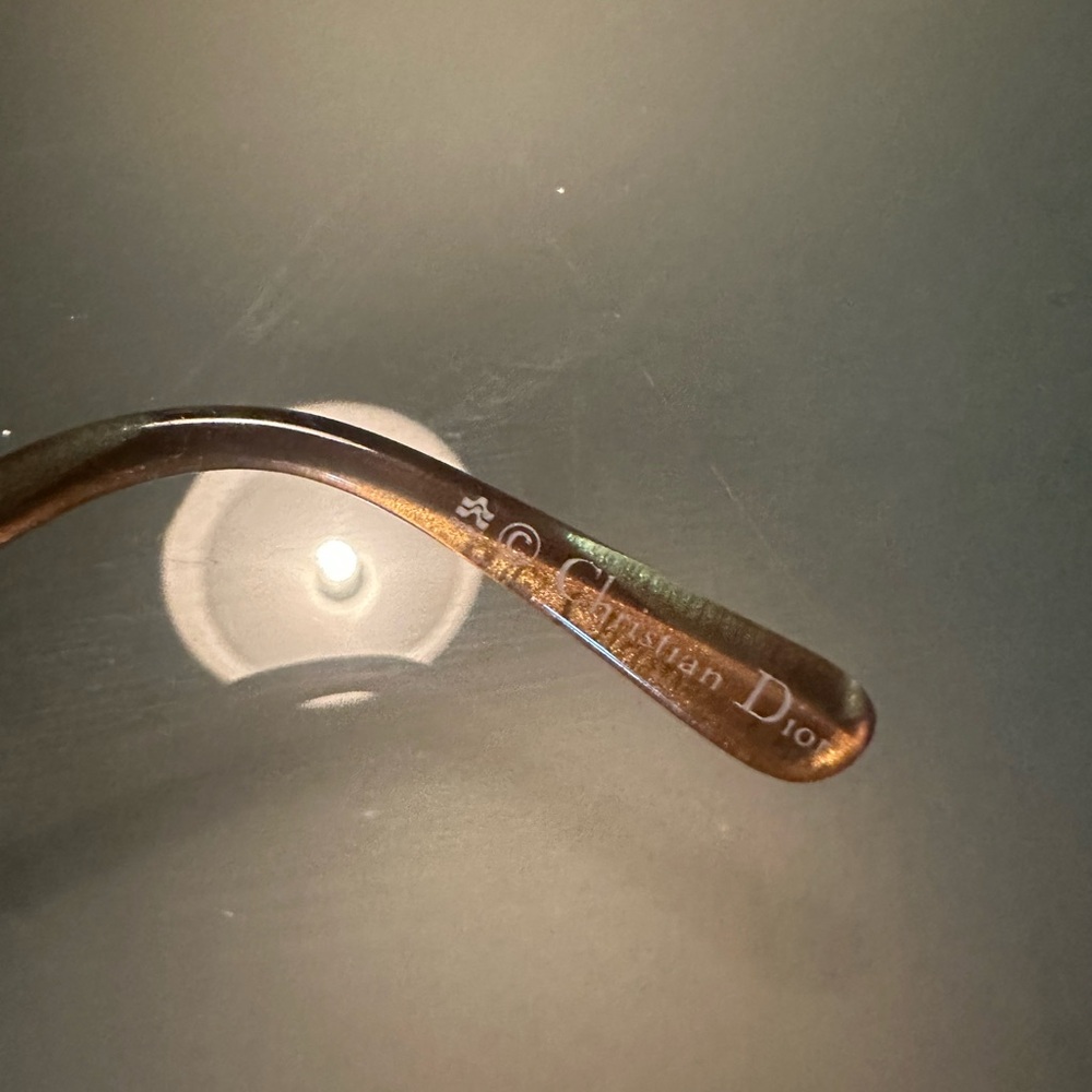 Vintage Dior Gold-Tinted Sunglasses - Picture 6 of 9